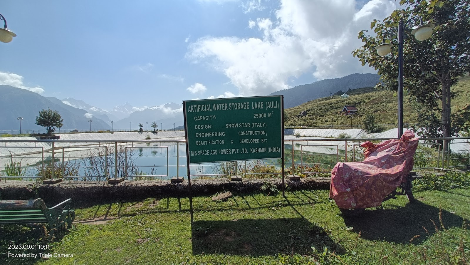 Auli Artificial Lake Auli Uttarakhand India