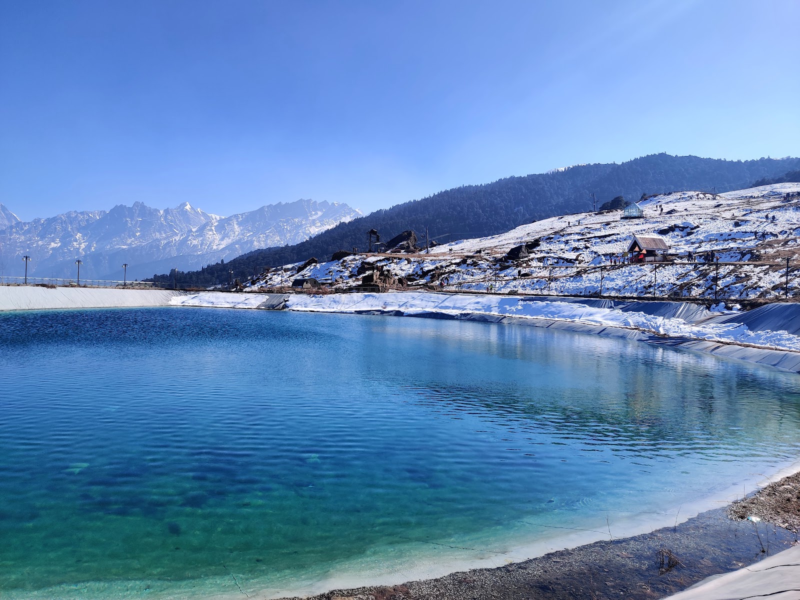 Auli Artificial Lake Auli Uttarakhand India
