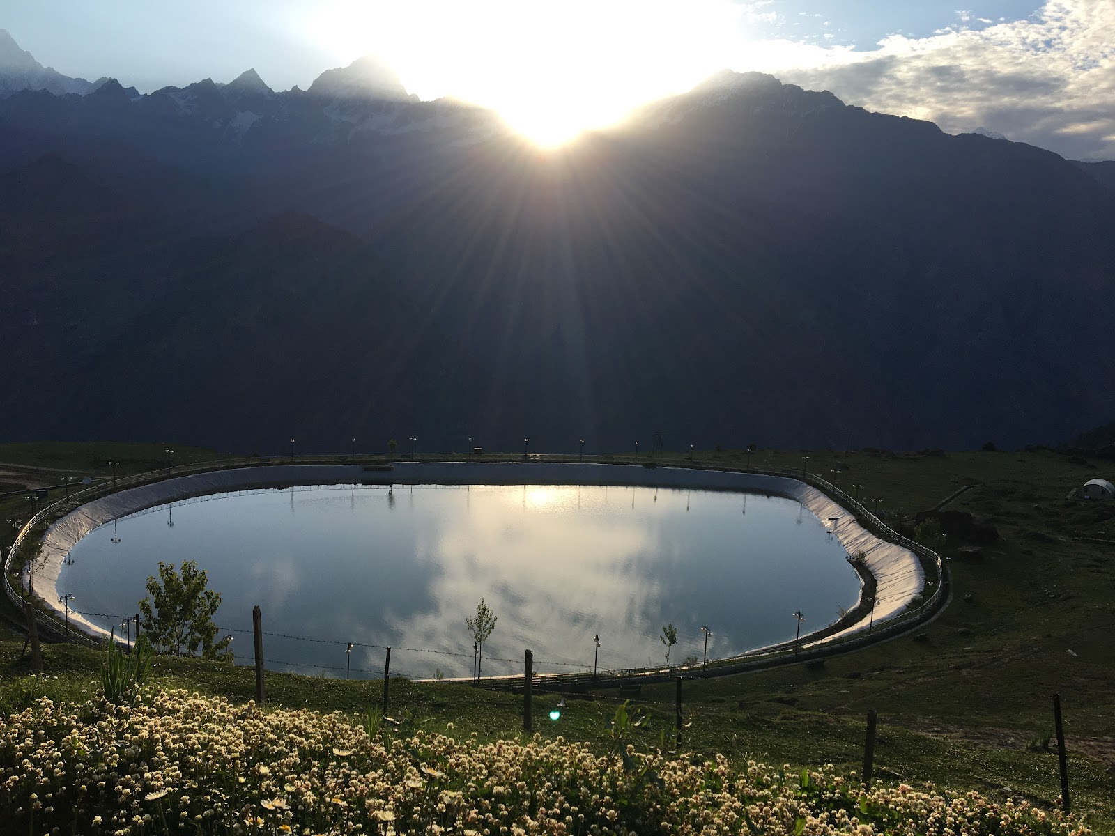 Auli Artificial Lake Auli Uttarakhand India