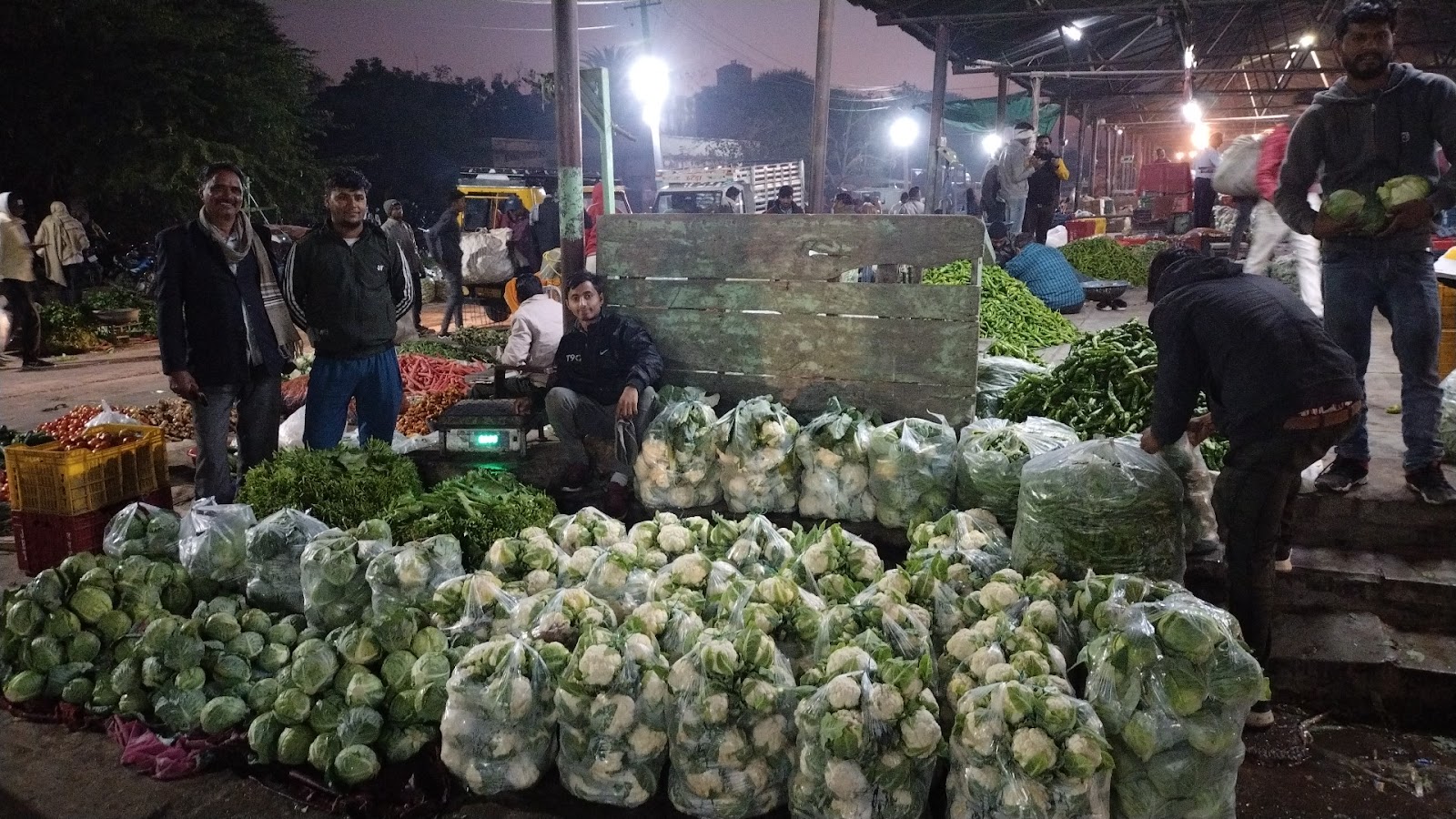 Local Vegetable and Grain Market