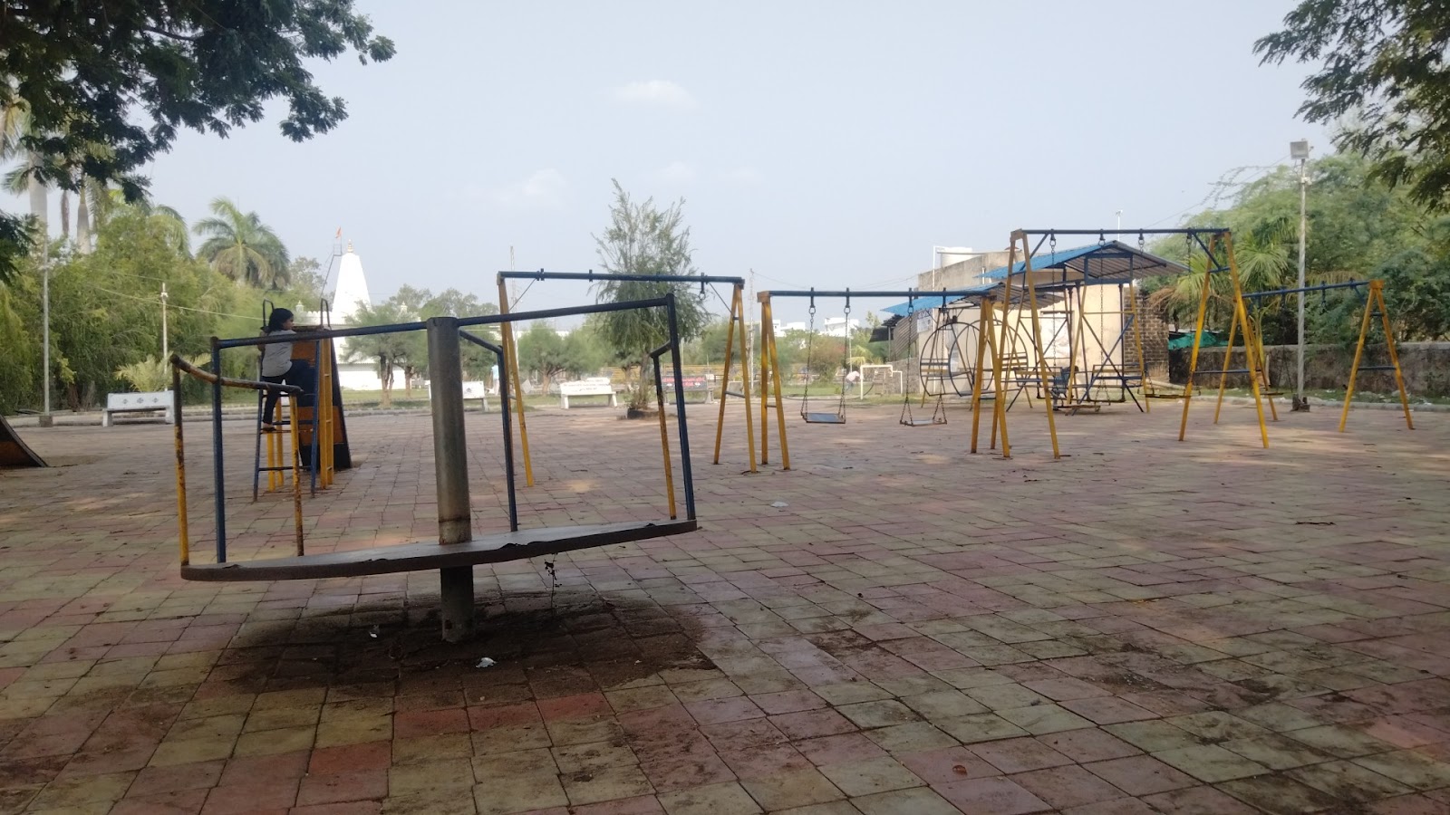 Evening Garden Near School Road