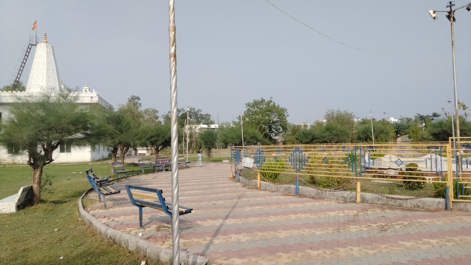Evening Garden Near School Road
