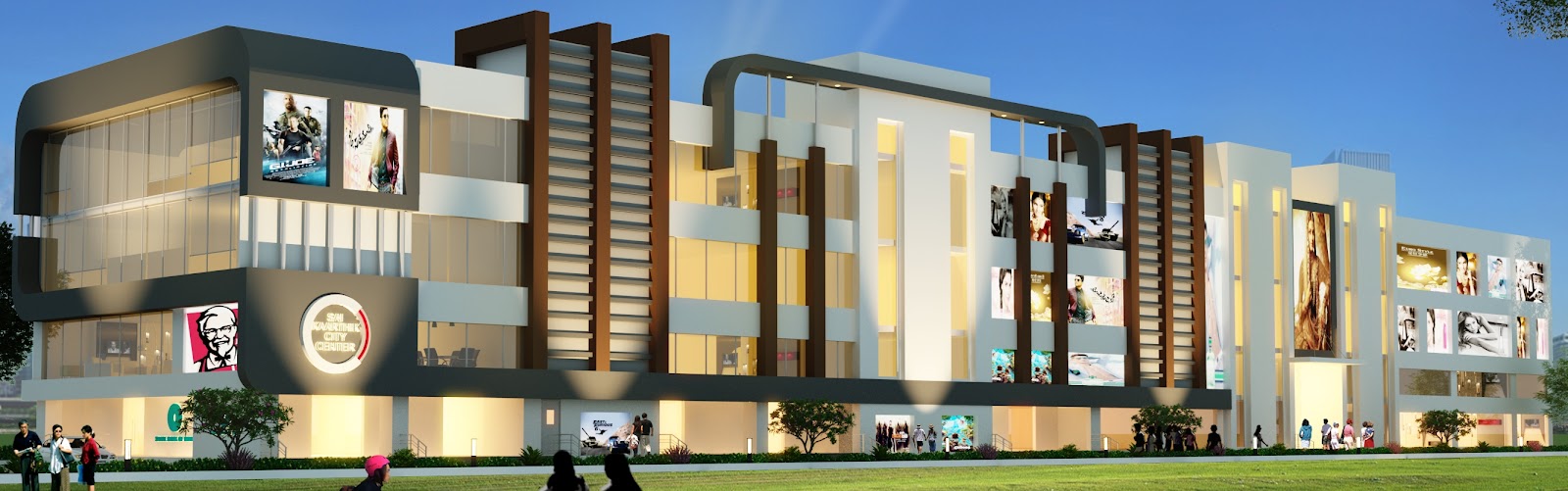 Shivaji Statue and Town Square