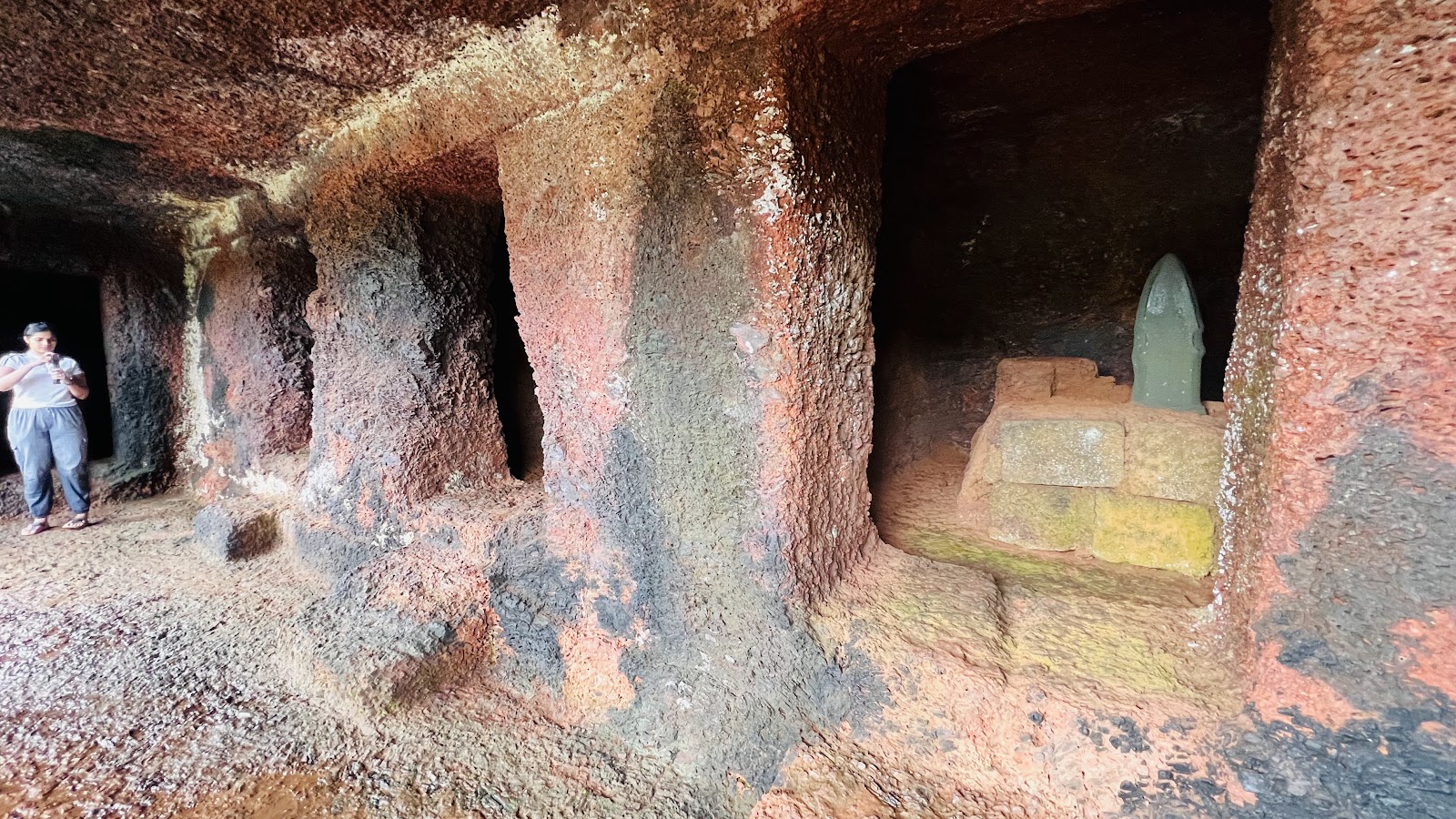 Pandava Caves and Arvalem Waterfalls