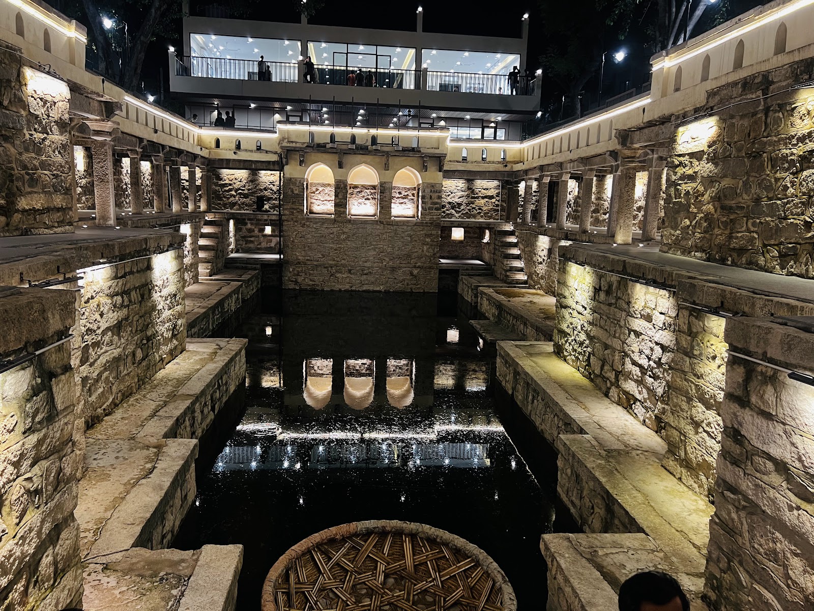 Old Stepwell and Community Pond