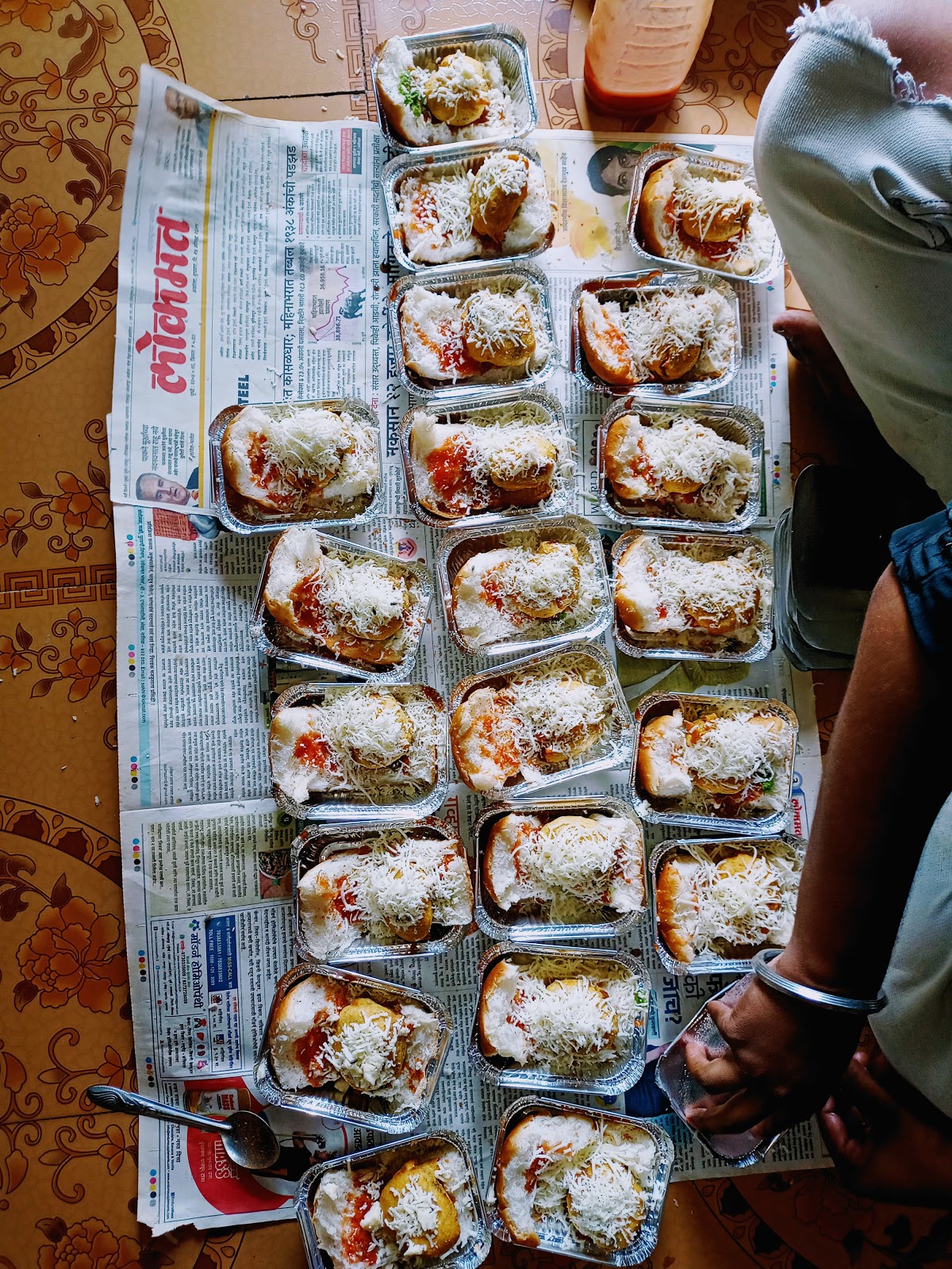 Evening Street Food Stalls