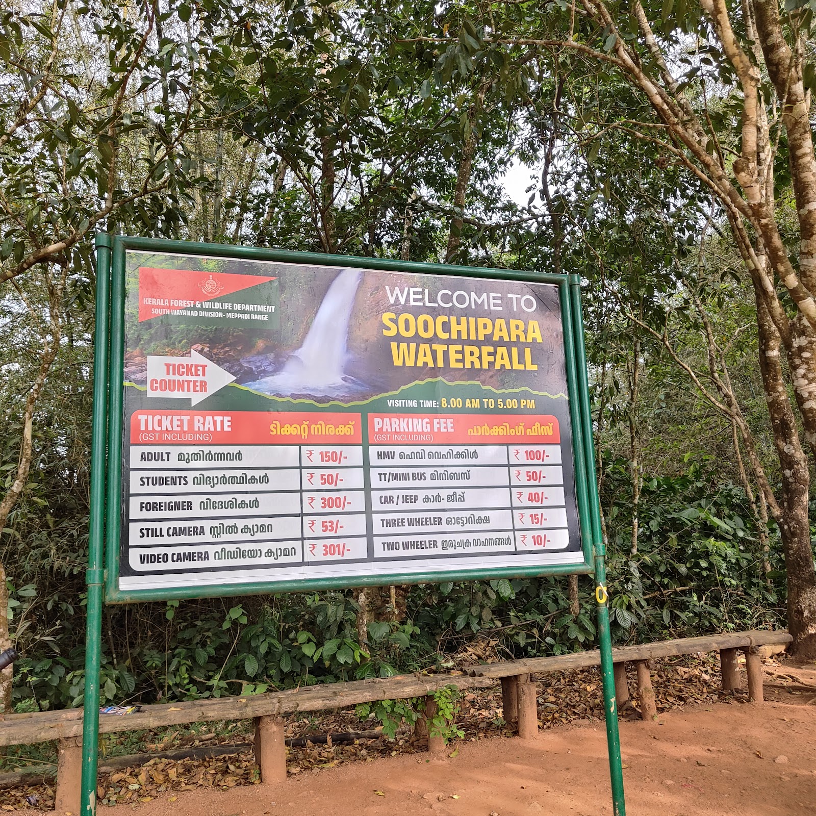 Soochipara Falls