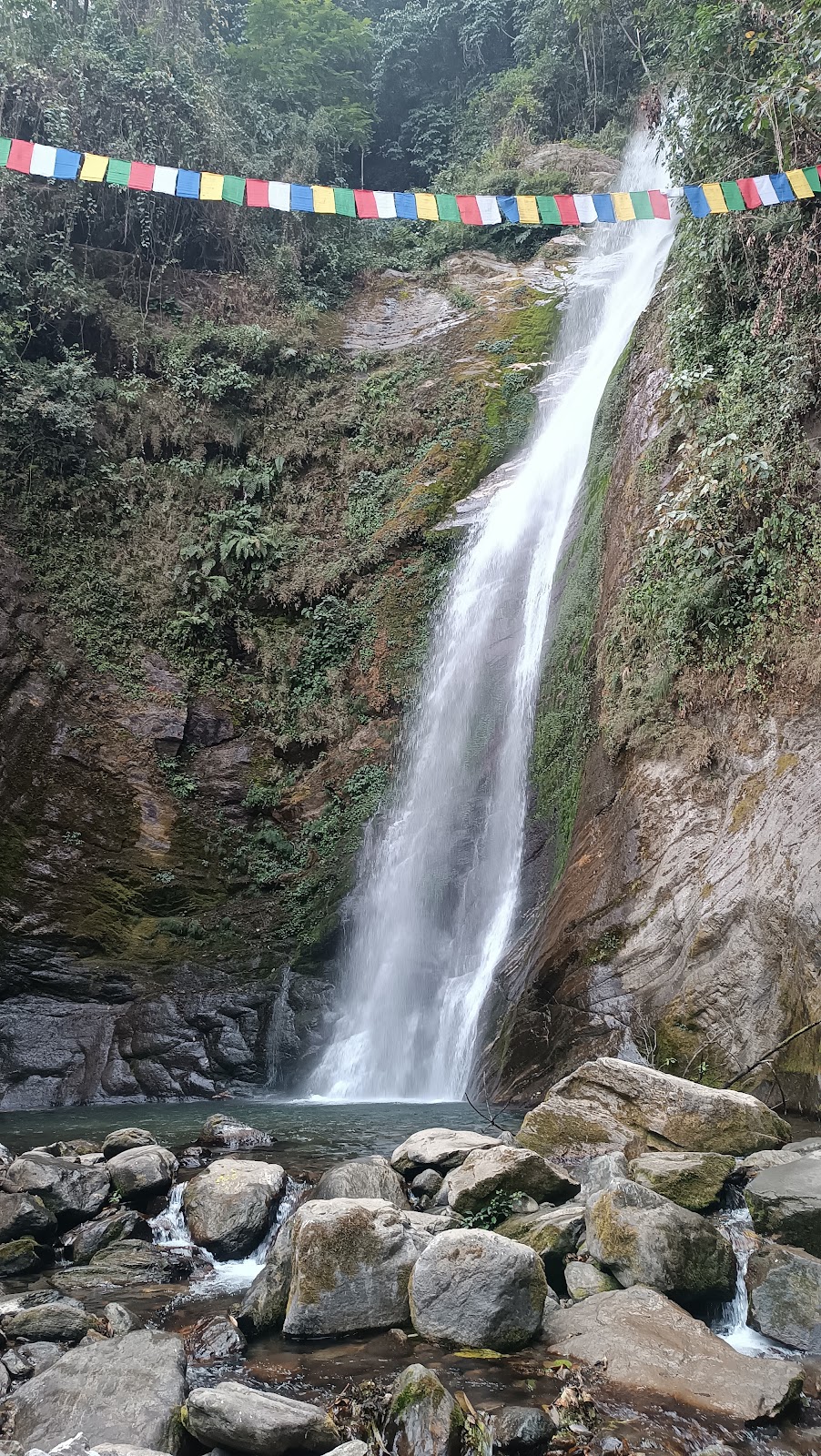 Waterfalls near Lolaygaon