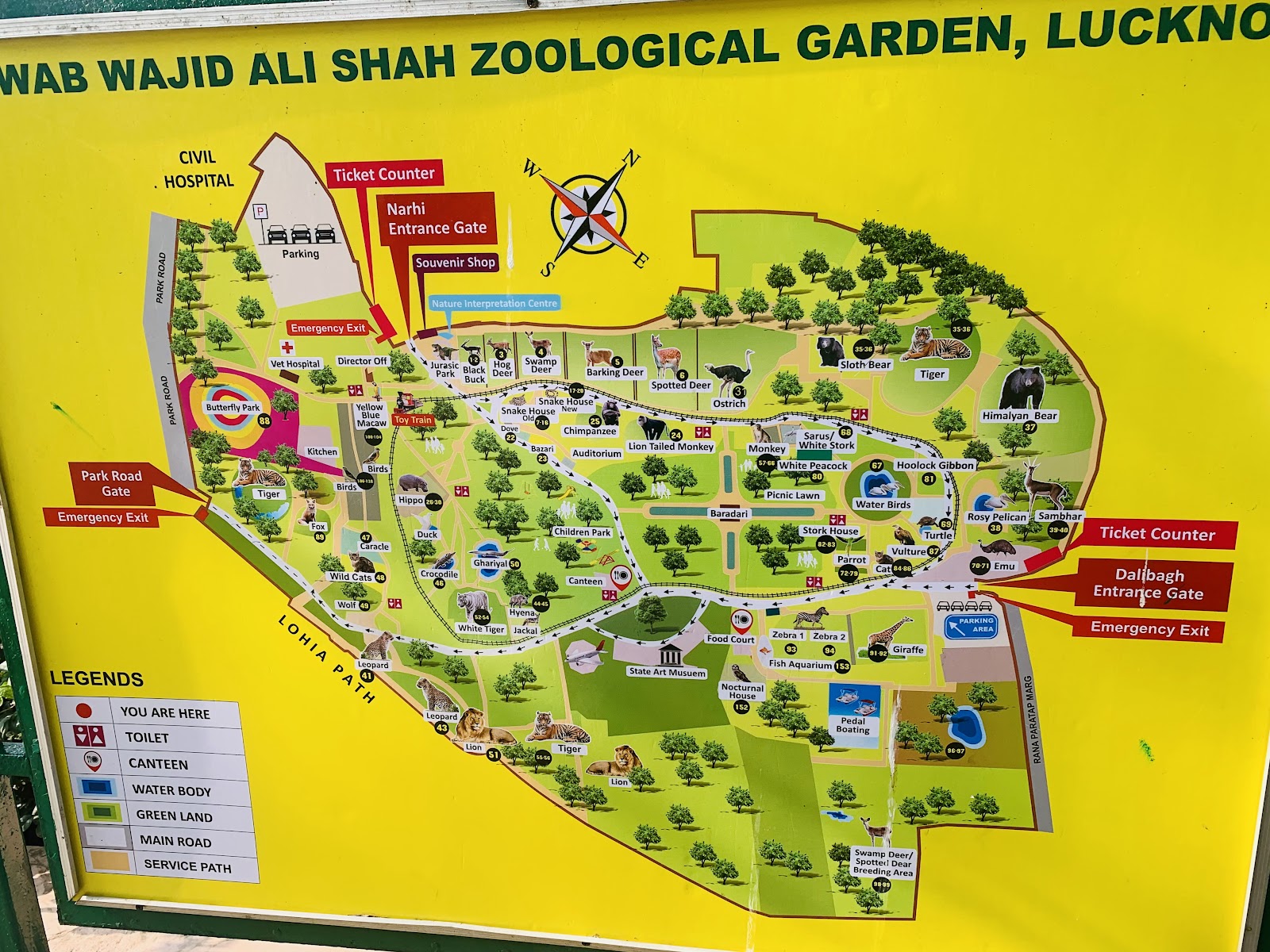 Nawab Wajid Ali Shah Zoological Garden