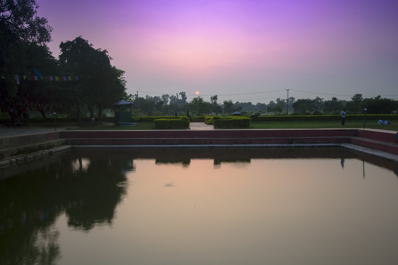 Lumbini's Sacred Pond