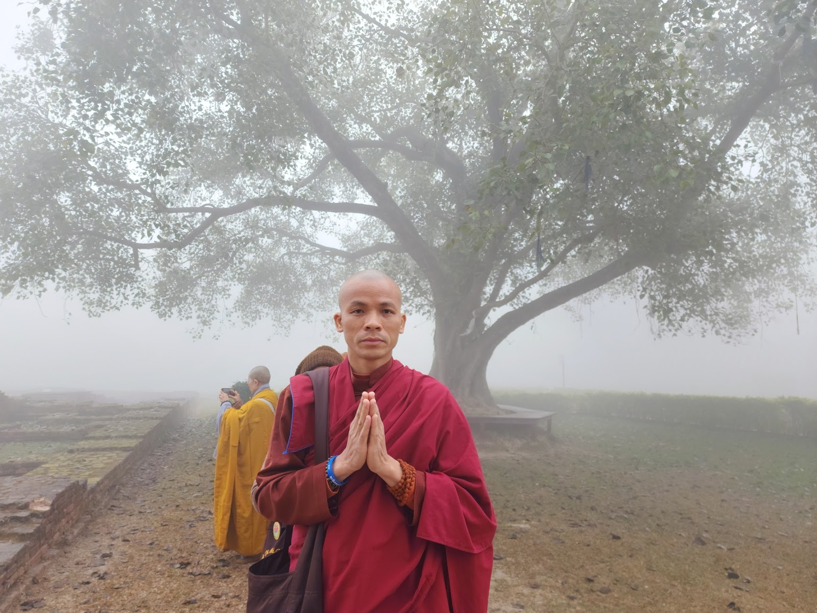 Lumbini's Sacred Pond