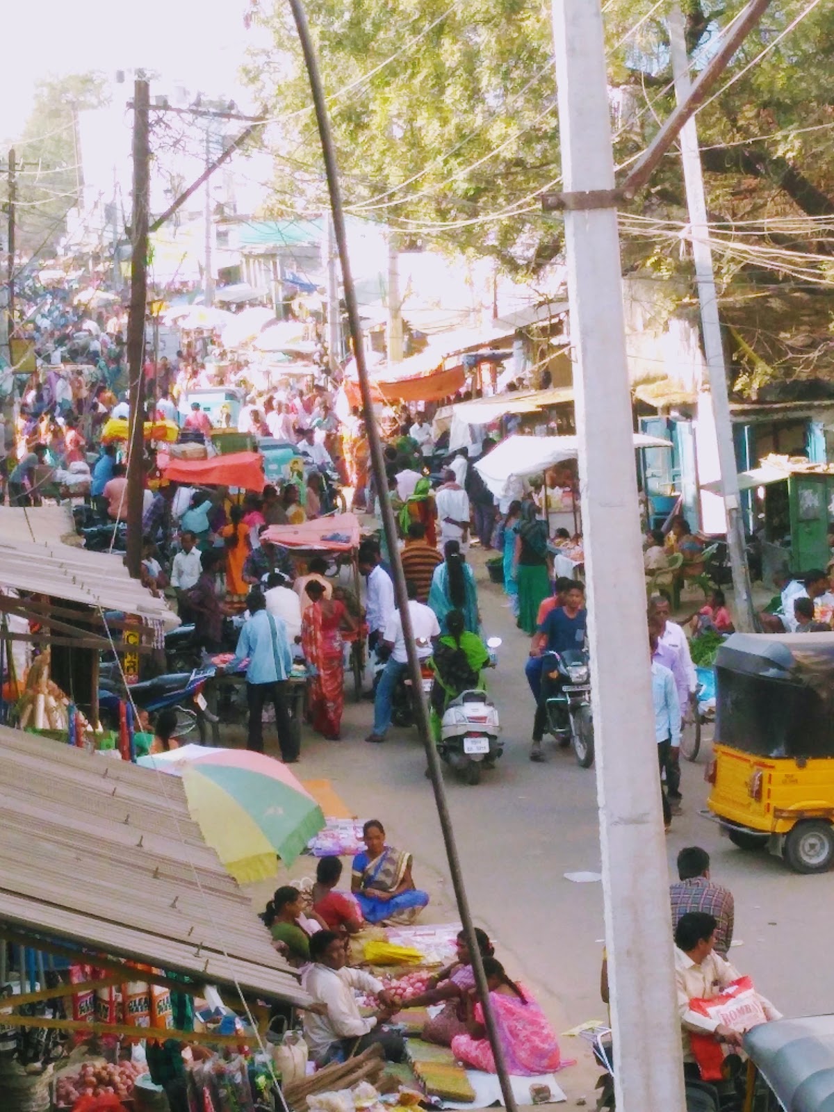 Mahbubnagar Bazaar and Market Streets