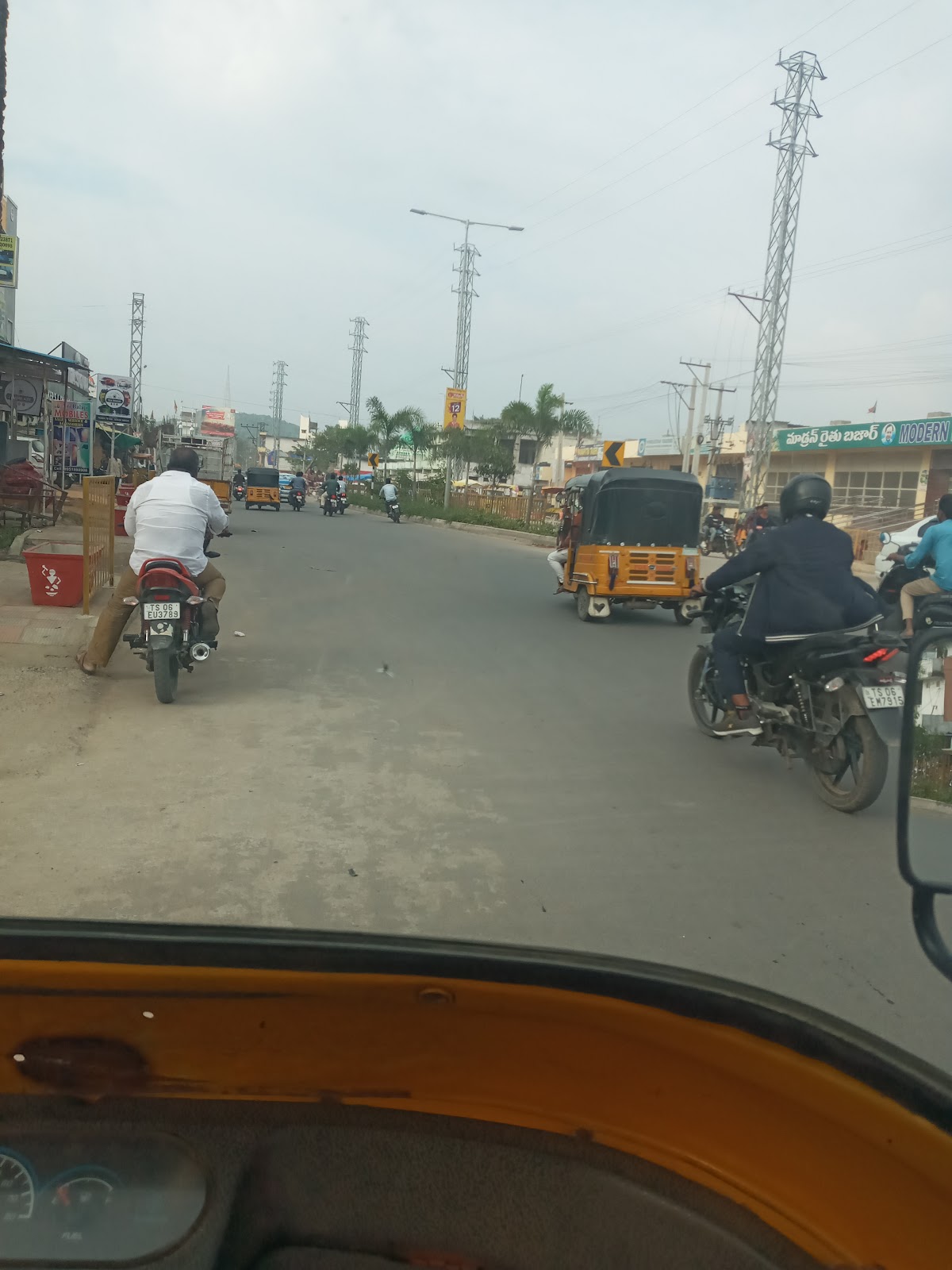 Mahbubnagar Bazaar and Market Streets