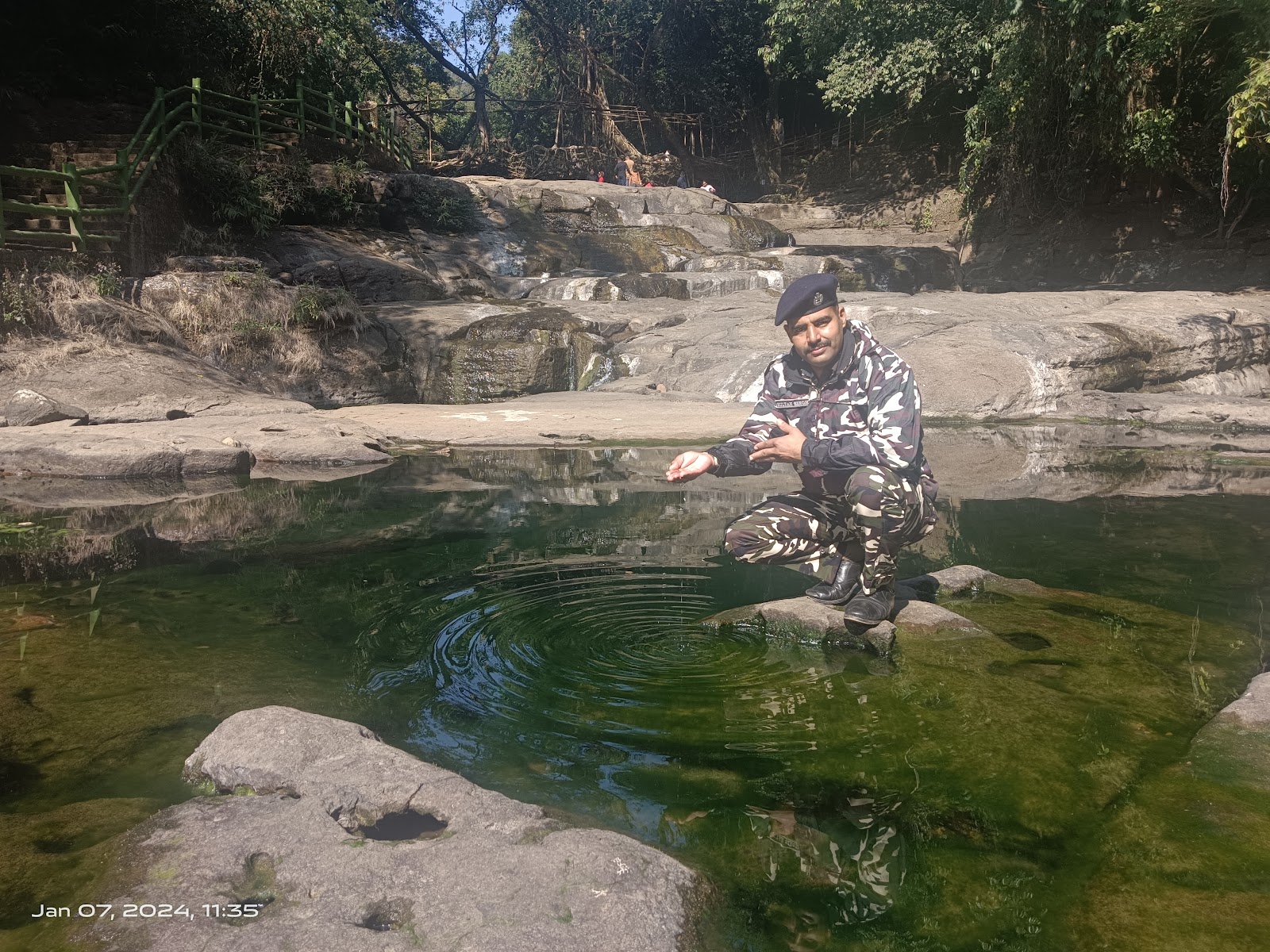 Mawlynnong Waterfall