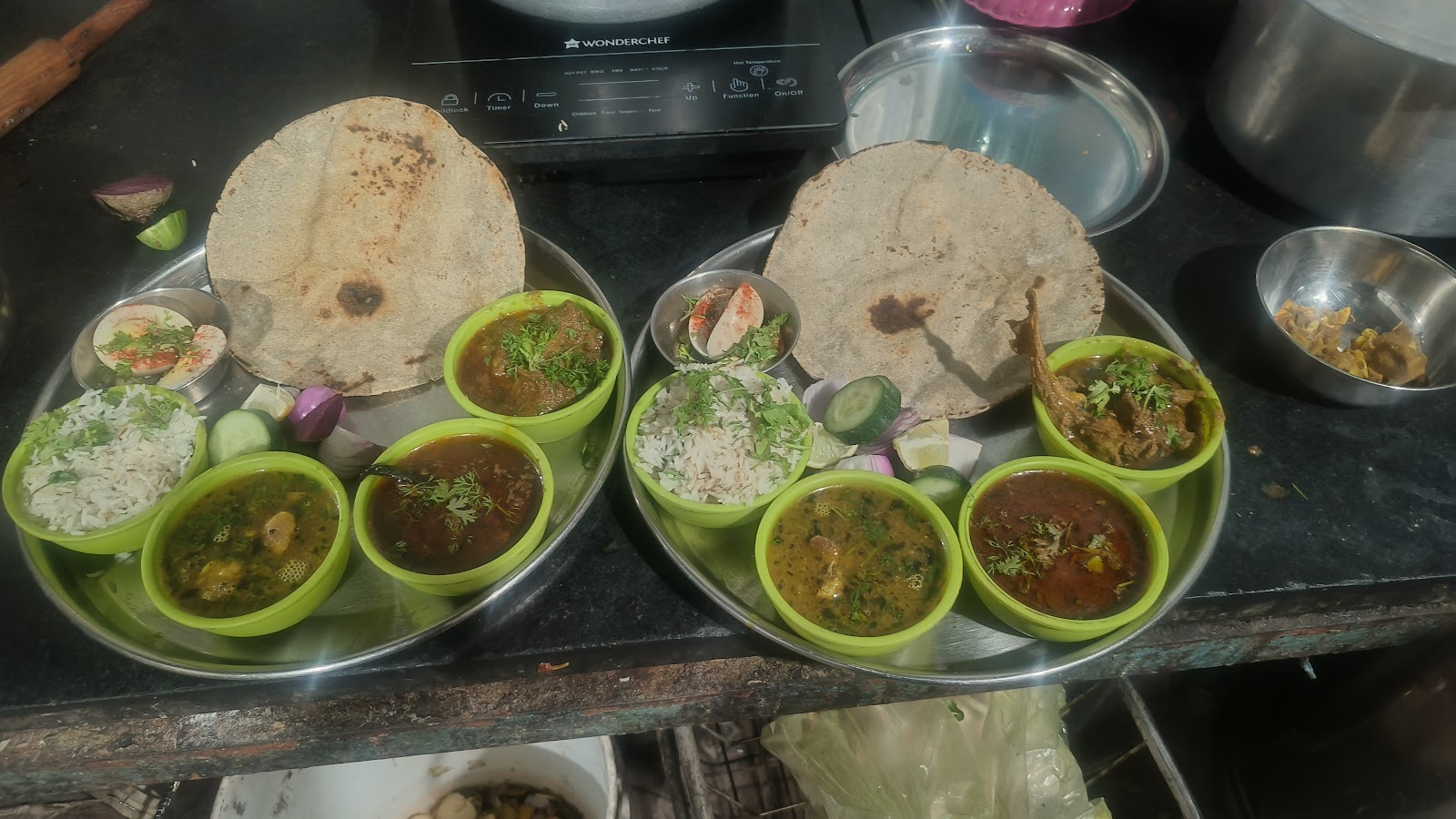 Evening Food Street near Station