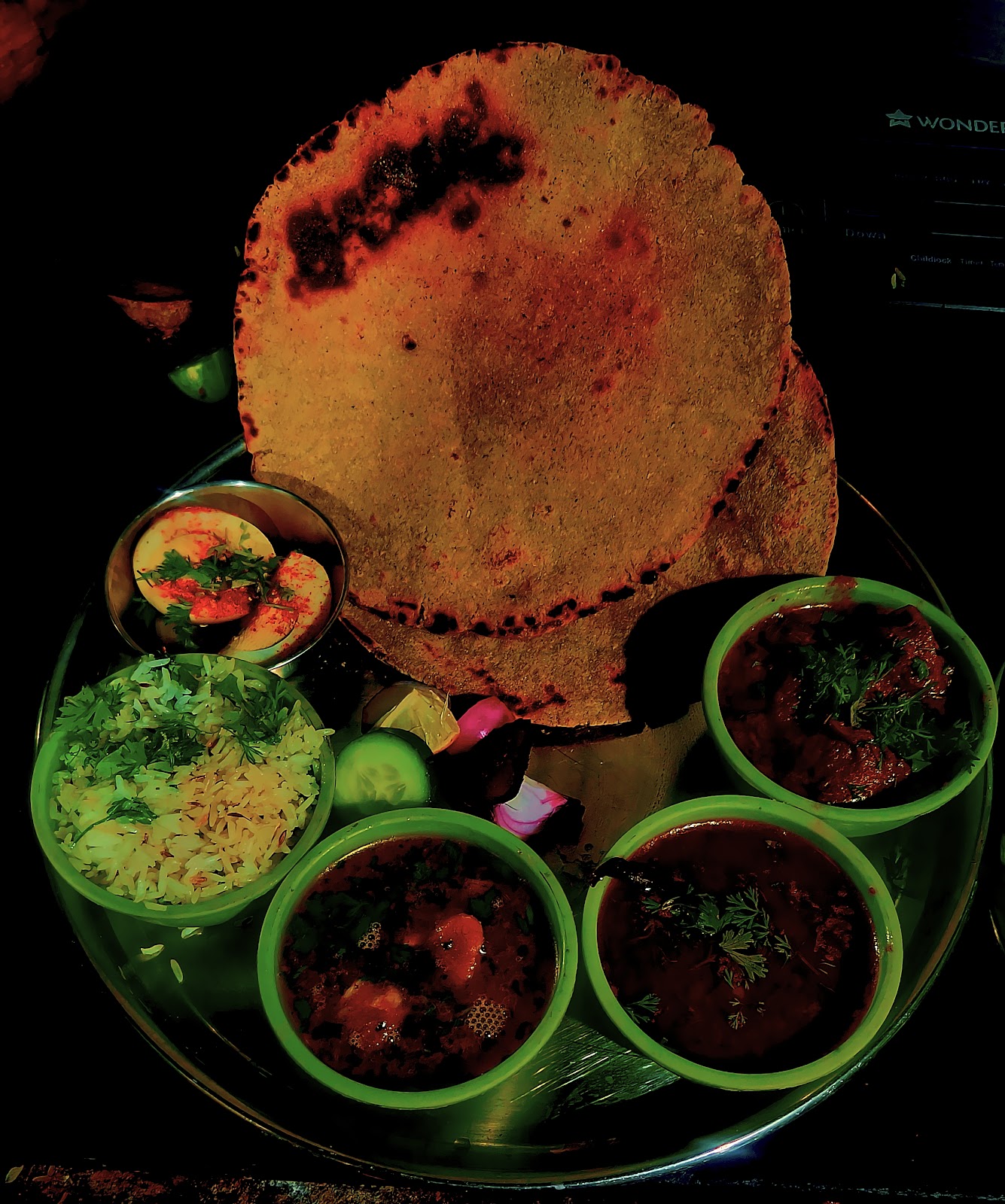 Evening Food Street near Station