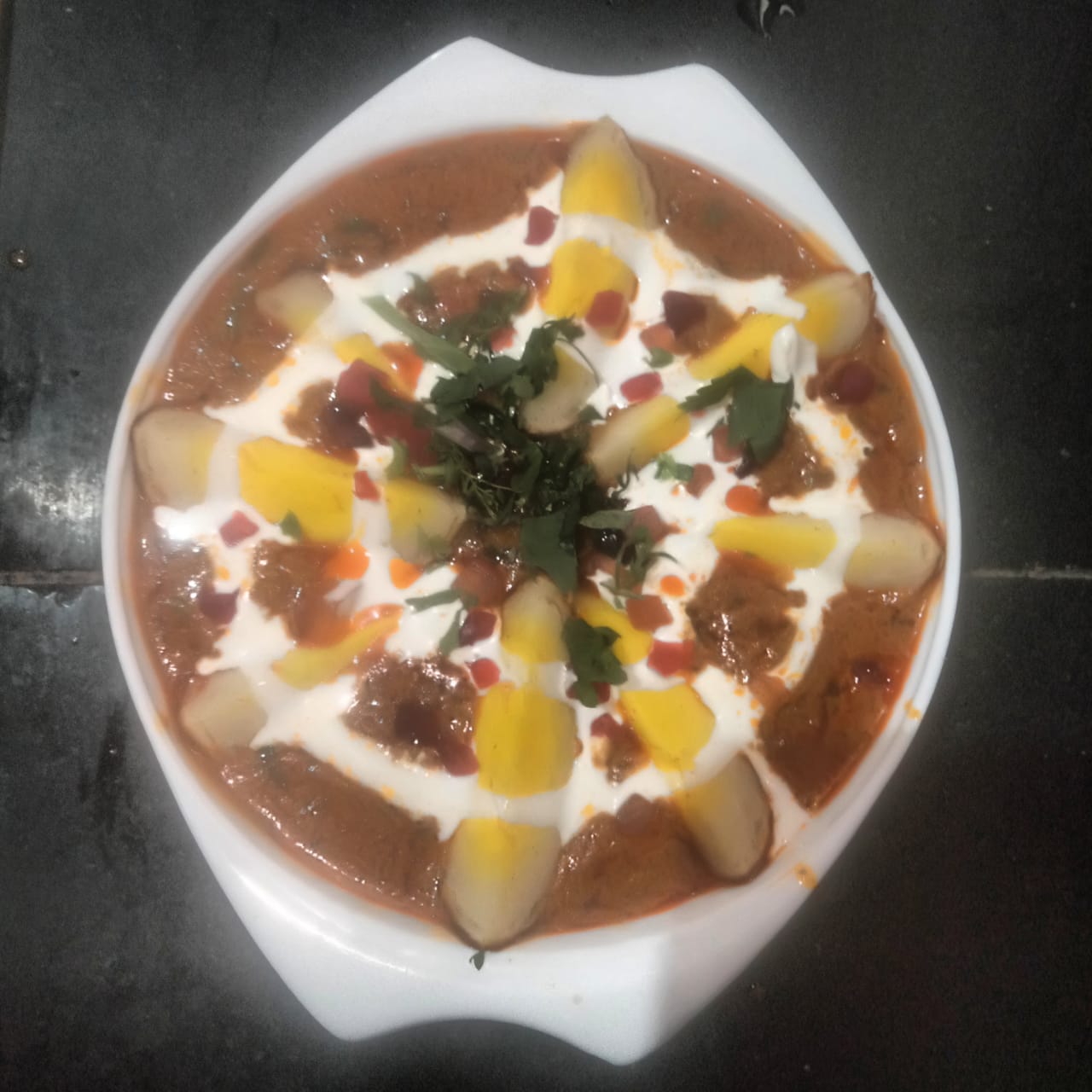 Evening Food Street near Station