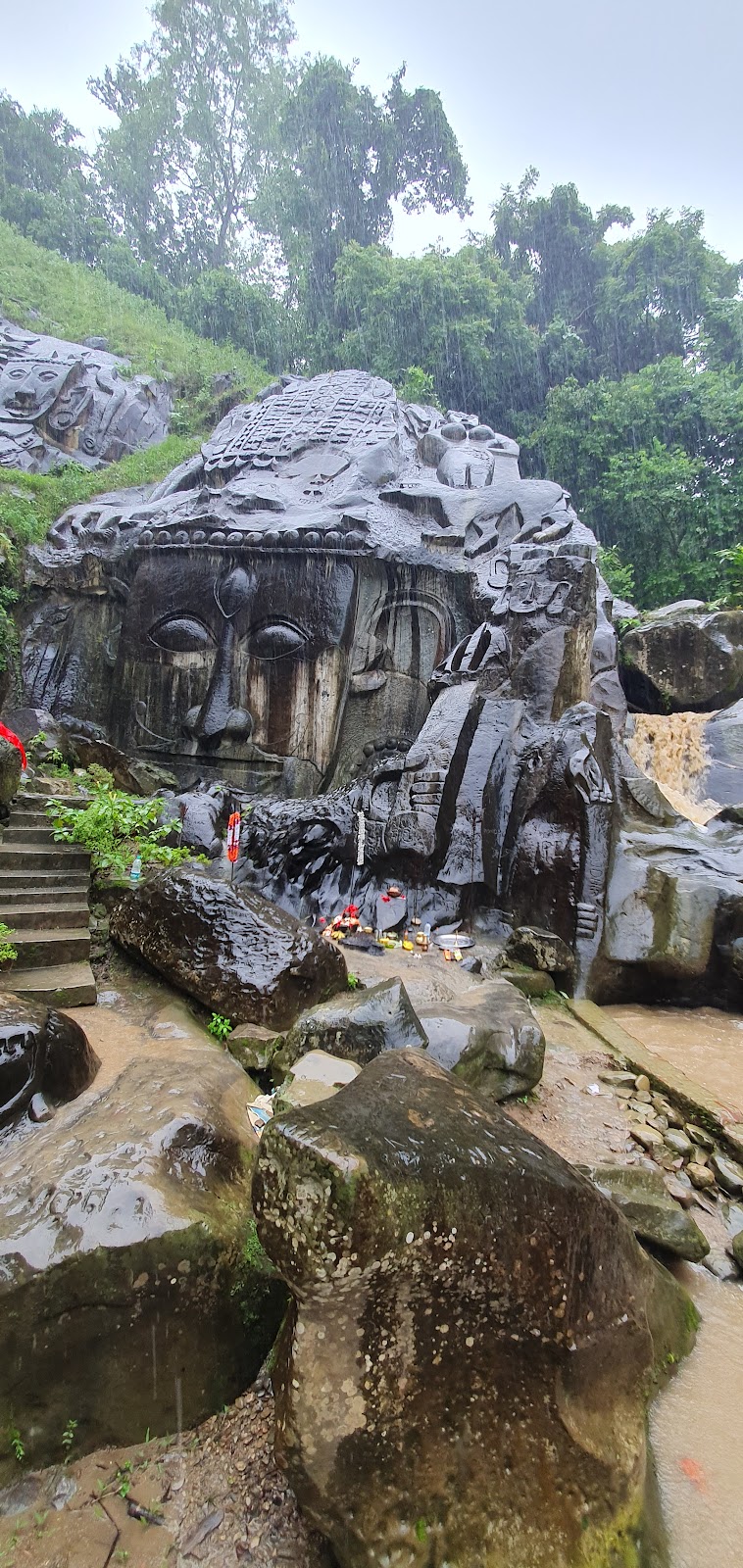 Unakoti Sculptures
