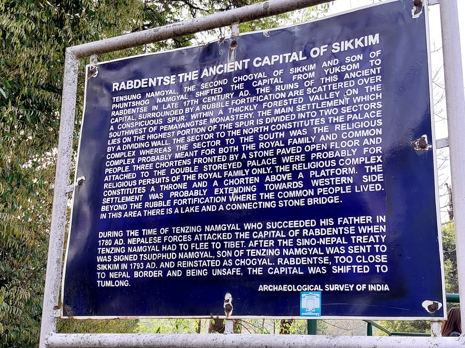 Rabdentse Ruins