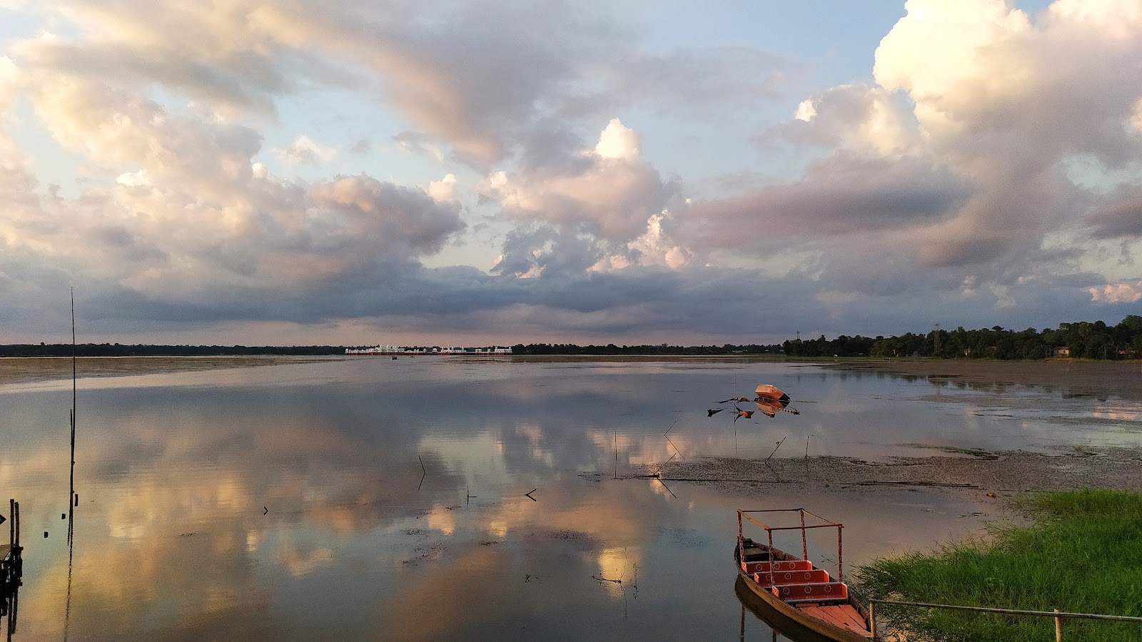 Rudrasagar Lake Shore