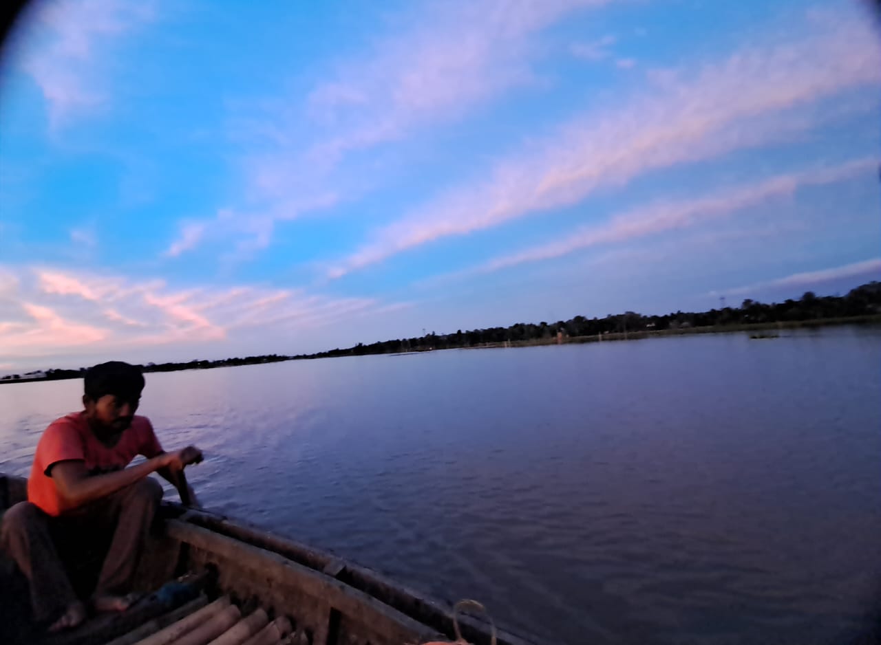 Rudrasagar Lake Shore