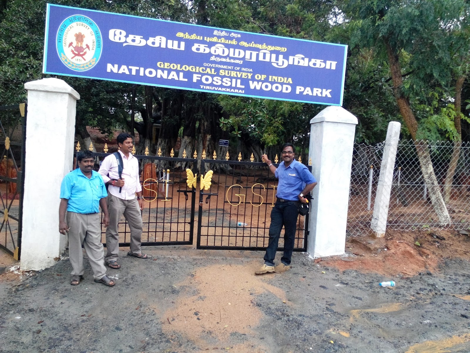 The Tiruvakkarai National Fossil Wood Park - Villupuram District, Tamil Nadu, India