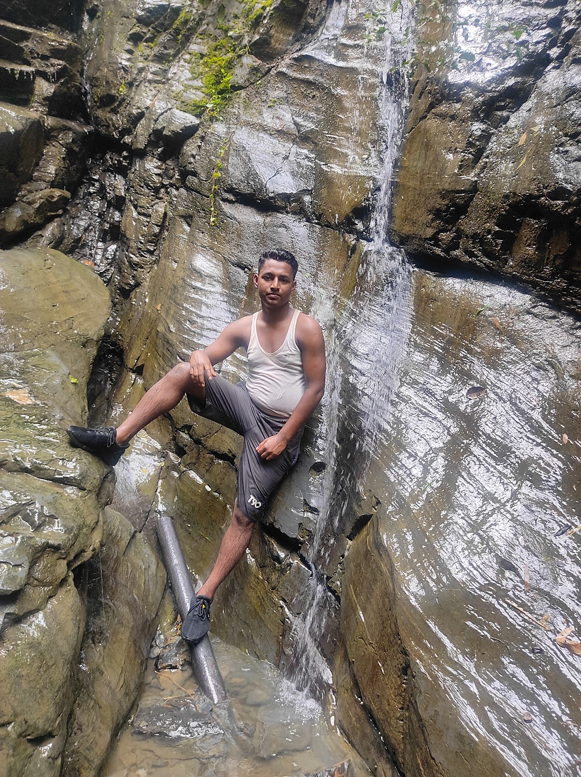 Small Waterfall near Tualvawng