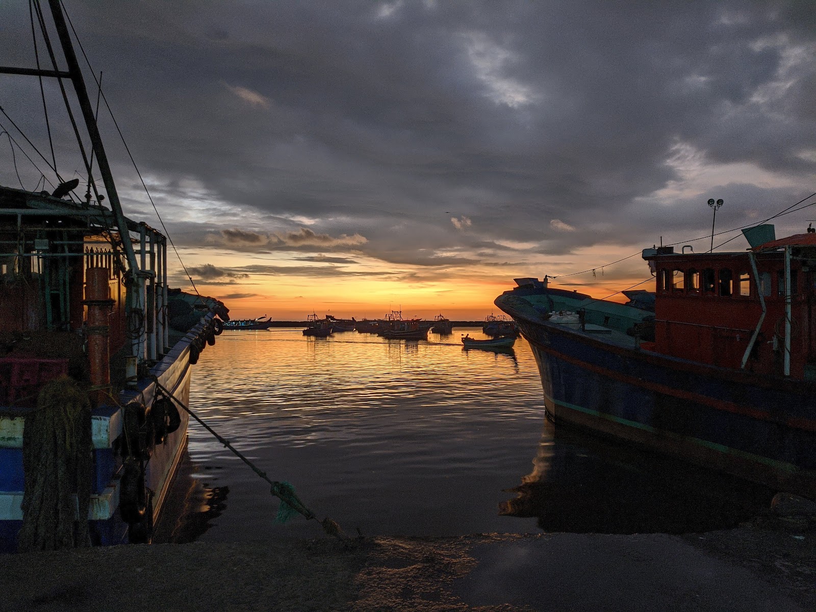 Fishing Jetty Vadakara Kerala India